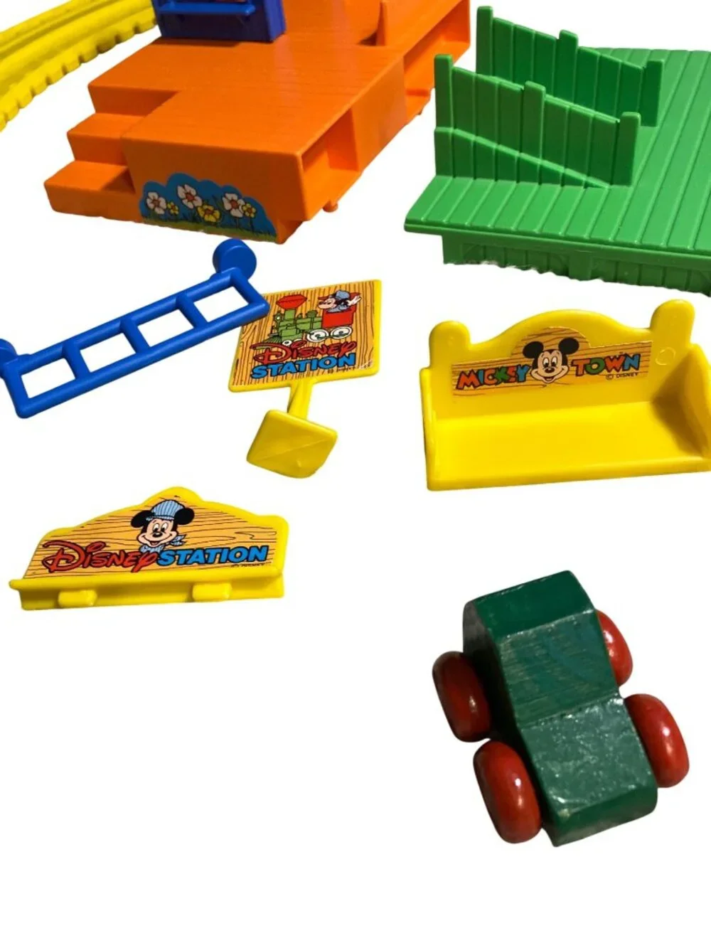Mickey Town Playset With Colorful Interlocking Pieces For Kids Vintage Disney-Th